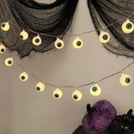 The Lakeside Collection Spooky Eyeball String Lights, 8'33"L, Plastic, 20 Led. Fixed Price $17.87.