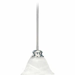 Volume Lighting V2141 Nickel Troy Single 8"W Mini Pendant. Fixed Price $45.45.