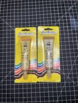 Rose Aunt Martha's Ballpoint Embroidery Fabric Paint Tube Pens 1 Oz Pink And Tan. Fixed Price $15.00.