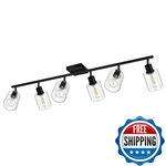 Bricosmocon Track Lighting Fixtures Ceiling 6-LIGHT Clear Glass. Fixed Price $208.60.