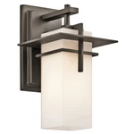 Kichler Caterham Indoor/outdoor Wall 1LT, Olde Bronze, Satin Etch Opal - 49642OZ. Fixed Price $354.99.