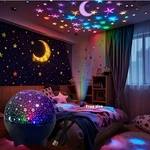 Led Galaxy Starry Night Rgb Light Projector Sky Moon Lamp Kids Bedroom Us. Fixed Price $5.98.