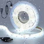 Kxzm Dc 5V Usb Cob Led Strip Light Cool White 6000K Dimmable IP65. Fixed Price $22.69.
