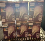 Philips Smart Led Bulbs Multicolor /warm White/cool Quantity Of 6. Fixed Price $50.00.
