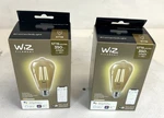 Lot Of 2- Wiz 40W ST19 Amber Led Smart Bulb -free Shipping. Fixed Price $14.98.