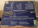 New Harbor Breeze Ceiling Fan Light Kit - #0087891 Frosted Glass. Fixed Price $35.00.
