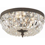 Crystorama 712-EB-CL-MWP Waltham Flush Mount English Bronze. Fixed Price $398.00.