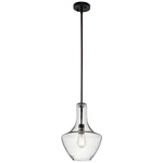 Kichler 42141OZCS Everly 1-LIGHT 10.5" Pendant In Olde Bronze. Fixed Price $209.99.