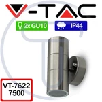 V-tac VT-7622 Led Wall Round Spotlight GU10 Grey Outdoor. Fixed Price $28.06.