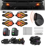 Ehaho 2-IN-1 Utv Turn Signal Kit With 110D Horn Pre-wired Plug & Play Sxs.... Fixed Price $145.67.