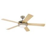 Westinghouse 7234100 Comet Indoor Ceiling Fan With Light Brushed. Fixed Price $92.00.