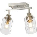 Lousace 2 Light Brushed Nickel Bathroom Vanity Track Fixtures Ceiling. Fixed Price $76.19.