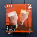 Lifx Color Smart Wi-fi Led Bulbs 2-PACK Dimmable Rgb 1100LM E26 11.5W. Fixed Price $39.99.