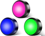 Wireless Led Puck Lights With Remote Peel & Stick Under Cabinet Night. Fixed Price $21.59.
