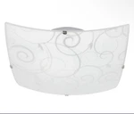 Simple Designs FM3001-WHT Square Flushmount Ceiling Light. Fixed Price $17.89.