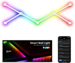 Kobaiban Wall Light Lines, Wifi Rgb 6 Smarter Kit, White. Fixed Price $75.68.