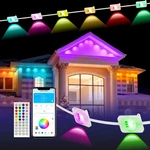 200FT Permanent Outdoor Lights For House, App & Remote Control, Rgb Smart Eaves. Fixed Price $126.99.