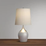 Mid Century Style Metal Way Touch-on Table Lamp Silver Finished Ore 8310SN. Fixed Price $45.89.