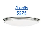 Sea Gull Nexus Fluorescent 4 Light Ceiling Flush Mount Brushed Nick 59251BLE-962. Fixed Price $275.00.