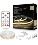 Tatazone 32.8FT 3000K Bright Cob Led Strip Light, Dimmable, Rf Remote. Fixed Price $27.50.