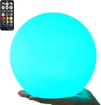 8-INCH Led Night Light Ball: 16 Rgb Colors And Dimmable Globe With Remote,. Fixed Price $93.99.