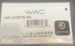 Wac Lighting HR-LED87S-BK. Fixed Price $25.00.