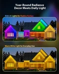 Permanent Outdoor Lights, Smart Rgbcw Scene Modes 100FT IP67. Fixed Price $48.50.