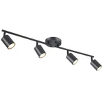 Boostarea Led 4 Track Kit, Black Way Ceiling Spot Lighting, .... Fixed Price $73.80.