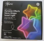 Ge Cync Dynamic Effects Smart Led Neon Shape Light Full Color 2.4GHZ Wi-fi 16 Ft. Fixed Price $75.99.
