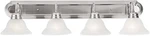 519215 Millbridge Vanity Satin Nickel, 4-LIGHT. Fixed Price $95.99.