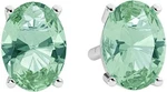 Solid 925 Sterling Silver 2.00CT Genuine Green Amethyst Oval Cut Stud Earrings. Fixed Price $9.99.