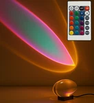 Sunrise Aura Light Mood Lamp Rgb Led Projector Remote Colorful Night. Fixed Price $45.00.