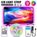 5V Usb Led Strip For Tv Backlight With App 5050 Rgb Color-changing Model. Fixed Price $10.99.