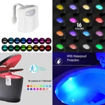 Us 3 Pack Motion Sensor Activated Led 16 Colors Changing Toilet Night Light. Fixed Price $8.78.