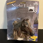 Rivers Edge Horse At Fence Night Light New Hand Paint Cabin Ranch Farm Cowboy. Fixed Price $22.99.