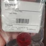 Siemens 52RA4S2 Pilot Light Lens, 30MM, Red, Plastic, New Free Shipping. Fixed Price $15.50.