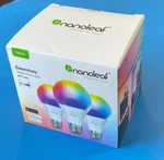 Nanoleaf Essentials Matter A19 Smart Light Bulb 60W (3PACK) Apple Home Kit. Fixed Price $23.32.