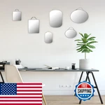 Creative Co-op Various Velvet Edged Wall Mirrors Multicolor Set Of 6. Fixed Price $65.55.