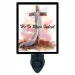 Easter Decorative Photo Night Light, He Risen Indeed, Cross. Fixed Price $23.49.