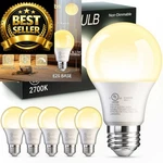 Tjoy A19 Led Light Bulbs, 60 Watt Equivalent Pack, 2700K Soft White. Fixed Price $21.84.