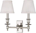 Hudson Valley Newport Two-light Wall Sconce Polished Nickel Finish. Fixed Price $924.99.
