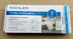 Kichler Undercabinet Light 7" 8U30KM07NIT 3000K Nickel Housing -new- Linkable. Fixed Price $20.00.