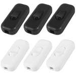 Dweii Pack Inline Cord Switch, 250V 6A On/off Lamp Control White+black. Fixed Price $22.99.