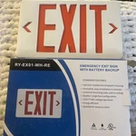 Gzruiyang Exit Sign With Emergency Lights Red Led W/backup. Fixed Price $20.29.