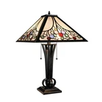 Chloe Lighting Retro Stained-glass Brush Table Lamp. Fixed Price $227.53.