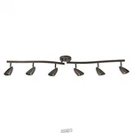 Globe Electric 59376 Grayson 6-LIGHT Adjustable S-shape Track Lighting, Bronze. Fixed Price $95.99.