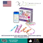 Wiz Connected 16.4 Ft Led Strip Rgbic - Smart Home Lighting Color Changing. Fixed Price $31.99.