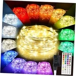 50FT 150 Led Fairy Lights Plug In, 30V 24 Colors+warm White Ww+rgb. Fixed Price $41.54.