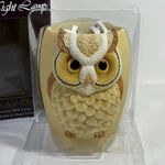 New Ibis & Orchid Hoot Owl Electric Night Lamp Bonded Marble Hand Painted 5". Fixed Price $27.95.
