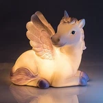 Unicorn Kids Night Light Table Lamp Pegasus Plug-in Bday Gift Figurine. Fixed Price $35.89.